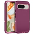 thumbnail image 1 of I-HONVA for Google Pixel 10 /10 Pro Shockproof Case (6.3", 2025 Release), Heavy Duty Drop Protection Protective Anti Scratch Hard Shell Case for Women Men,Purple/Pink, 1 of 7