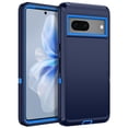 thumbnail image 1 of I-HONVA For Google Pixel 7A Case,3-Layer Military Grade Drop Protection Anti-Slip Rugged Shockproof Dustproof Protection 6.2 inch Phone Case,Deep Blue, 1 of 7