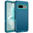 thumbnail image 1 of I-HONVA For Google Pixel 7A Case,3-Layer Military Grade Drop Protection Anti-Slip Rugged Shockproof Dustproof Protection 6.2 inch Phone Case,Turquoise, 1 of 7
