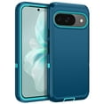 thumbnail image 1 of I-HONVA For Google Pixel 9/Google Pixel 9 Pro Case,3-Layer Military Grade Drop Protection Anti-Slip Bumper Rugged Shockproof Dustproof Protection 6.3 inch Phone Case,Turquoise, 1 of 7