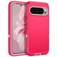 thumbnail image 1 of I-HONVA For Google Pixel 9 Pro XL Case,3-Layer Military Grade Drop Protection Anti-Slip Rugged Shockproof Dustproof Protection 6.7 inch Phone Case,Pink White, 1 of 7