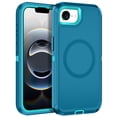 thumbnail image 1 of I-HONVA Magnetic Case for iPhone 16e / iPhone 17e,Compatible with Mag-Safe,3-Layer Drop Protection Anti-Slip Rugged Shockproof Dustproof Protection 6.1 inch Phone Case,Green, 1 of 5