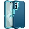 thumbnail image 1 of I-HONVA For Samsung Galaxy A15 Case,3-Layer Military Grade Drop Protection Anti-Slip Bumper Rugged Shockproof Dustproof Protection 6.5 inch Phone Case,Turquoise, 1 of 7
