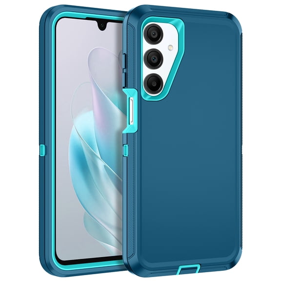 I-HONVA For Samsung Galaxy A16 Phone Case,3-Layer Military Grade Drop Protection Anti-Slip Bumper Rugged Shockproof Dustproof ProtectionGalaxy A16 Case,Turquoise
