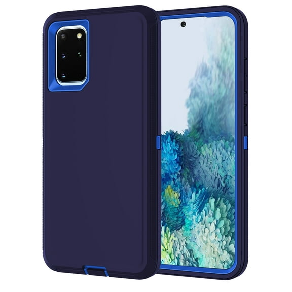 I-HONVA For Samsung Galaxy S20 Case,3-Layer Military Grade Drop Protection Anti-Slip Rugged Shockproof Dustproof Protection 6.2 inch Phone Case,Deep Blue