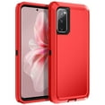 thumbnail image 1 of I-HONVA For Samsung Galaxy S20 FE Case,3-Layer Military Grade Drop Protection Anti-Slip Bumper Rugged Shockproof Dustproof Protection 6.5 inch Phone Case,Red Black, 1 of 6