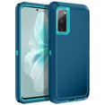thumbnail image 1 of I-HONVA For Samsung Galaxy S20 FE Case,3-Layer Military Grade Drop Protection Anti-Slip Bumper Rugged Shockproof Dustproof Protection 6.5 inch Phone Case,Light Teal, 1 of 7