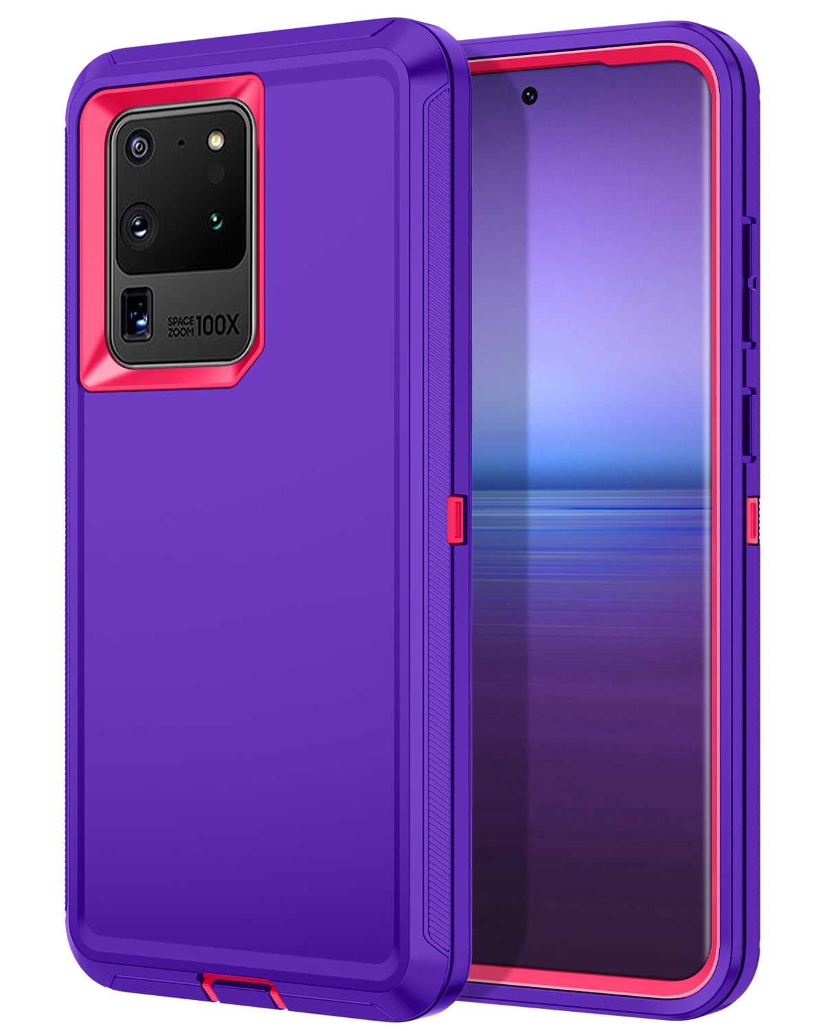 I-HONVA For Samsung Galaxy S20 Ultra Case,3-Layer Military Grade Drop ...