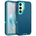 thumbnail image 1 of I-HONVA For Samsung Galaxy S25/S24 Case,3-Layer Military Grade Drop Protection Anti-Slip Rugged Shockproof Dustproof Protection 6.2 inch Phone Case,Turquoise, 1 of 7