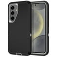 thumbnail image 1 of I-HONVA For Samsung Galaxy S25/S24 Plus Case,3-Layer Military Grade Drop Protection Anti-Slip Rugged Shockproof Dustproof Protection 6.7 inch Phone Case,Black Gray, 1 of 7