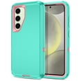 thumbnail image 1 of I-HONVA For Samsung Galaxy S25/S24 Plus Case,3-Layer Military Grade Drop Protection Anti-Slip Rugged Shockproof Dustproof Protection 6.7 inch Phone Case,Teal Pink, 1 of 7