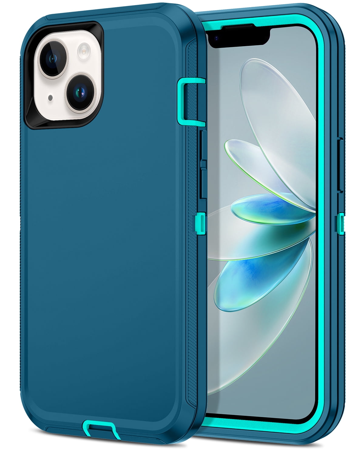 I-HONVA For iPhone 13 Case,3-Layer Military Grade Drop Protection Anti ...