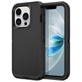 thumbnail image 1 of I-HONVA For iPhone 13 Pro Case,3-Layer Military Grade Drop Protection Anti-Slip Bumper Rugged Shockproof Dustproof Protection 6.1 inch Phone Case,Full Black, 1 of 7
