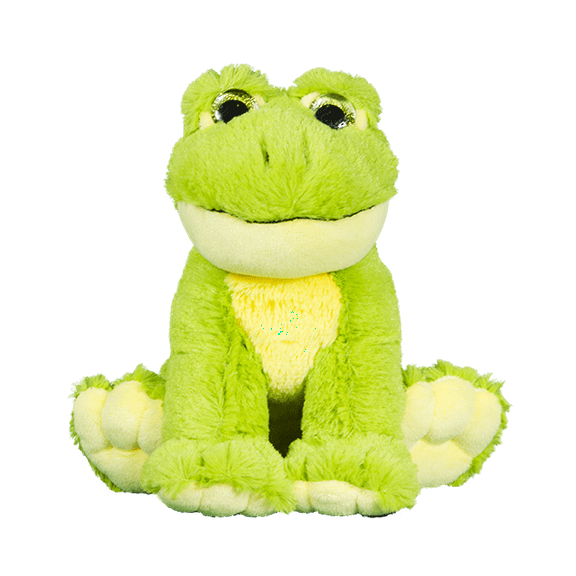 I-HOP the Frog 8 Inch Plush Stuffed Animal Toy, Soft Green Frog