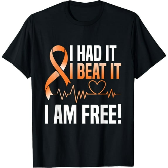 I Had It I Beat It I'm Free Kidney Cancer Survivor Warrior T-Shirt men and women can wear, black, white, gifts
