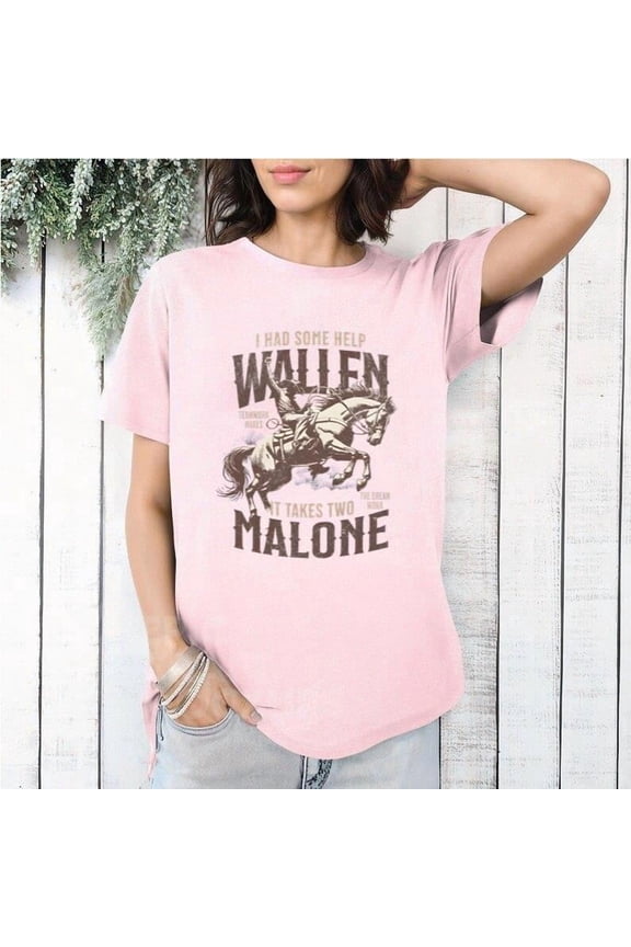 I Had Some Help Wallen And Malone Country Music Duet Fan Unisex T-Shirt