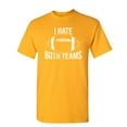 thumbnail image 1 of I Hate Both Teams Football Sports Funny Hilarious Graphic Tees For Christmas Anniversary Birthday Gift Premium T Shirt Adult Humor Sarcastic Novelty Tshirt, 1 of 5