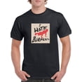 thumbnail image 1 of I Hate Burpees Men Black T-Shirt, Male Medium, 1 of 4