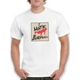 thumbnail image 1 of I Hate Burpees Men White T-Shirt, Male Large, 1 of 4