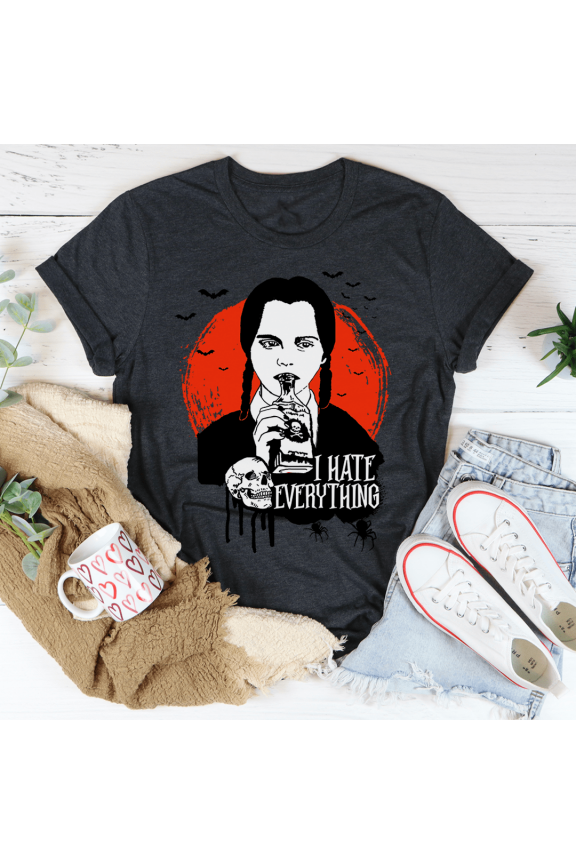 I Hate Everything Tee Athletic Heather S Peachy Sunday T-Shirt