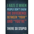 thumbnail image 1 of I Hate It When People Don't Know The Difference Grammar Poster by Pointless Posters, 1 of 1