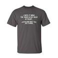 thumbnail image 1 of I Hate It When The Voices Go Silent Sarcastic Humor Graphic Novelty Funny Tall T Shirt, 1 of 1