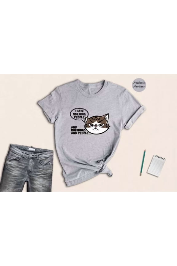 I Hate Morning People And Mornings And People Shirt, Funny Shirt Introvert Shirt