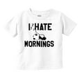 thumbnail image 1 of I Hate Mornings Sleeping Panda Toddler Boy Girl T Shirt Infant Toddler Brisco Brands 6M, 1 of 5