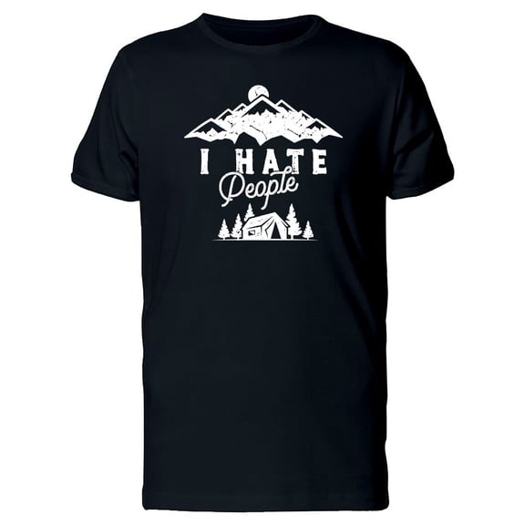 I Hate People, Funny Adventure Tee Men's -Image by Shutterstock