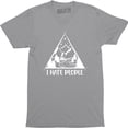 thumbnail image 1 of I Hate People Love Camping - Funny Mountain Hiking Retro Men's T-Shirt, 1 of 4