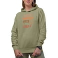 thumbnail image 1 of I Hate Pumpkin Spice Yeah I Said It, Groovy Text Autumn or Fall Art Merch Gift, Sand Hooded Sweatshirt or Hoodie, Medium, 1 of 5