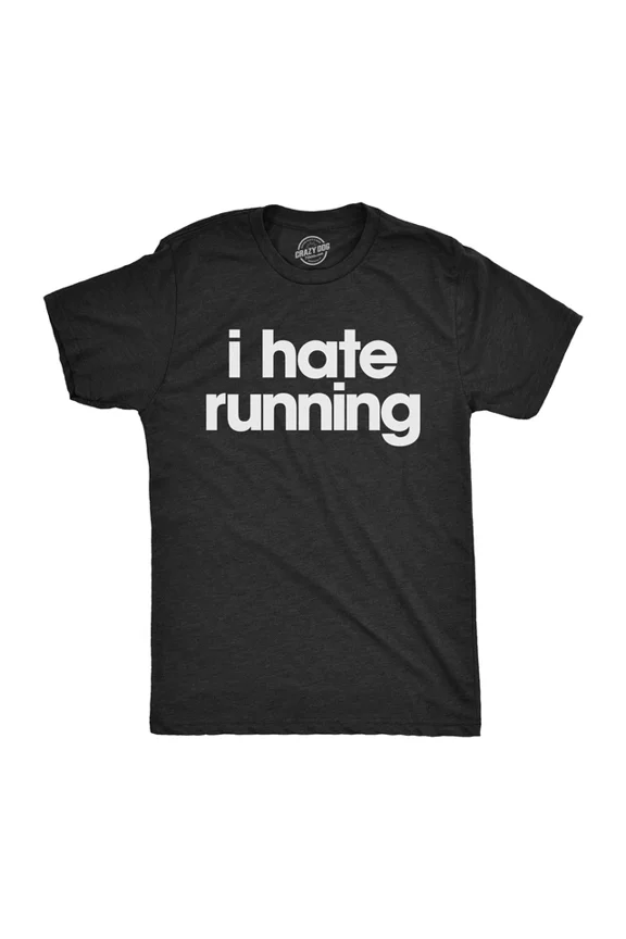 I Hate Running T Shirt Funny Marathon Runner Fitness Workout Tee Unisex S-5XL Hot Trending Shirt, Vintage Birthday Gift