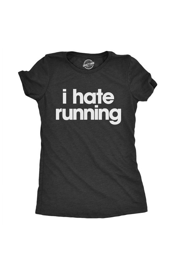 I Hate Running T Shirt Funny Runner Workout Tee Unisex S-5XL Hot Trending Shirt, Vintage Birthday Gift