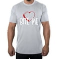 thumbnail image 1 of I Hate Valentine's Day shirts, Men Crew Neck T-Shirts Stupid Cupid Graphic Tee - Bite Me, 1 of 1