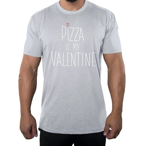 I Hate Valentine's Day shirts, Men Crew Neck T-Shirts Stupid Cupid Graphic Tee - Pizza