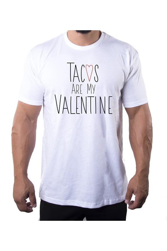 I Hate Valentine's Day shirts, Men Crew Neck T-Shirts Stupid Cupid Graphic Tee - Tacos