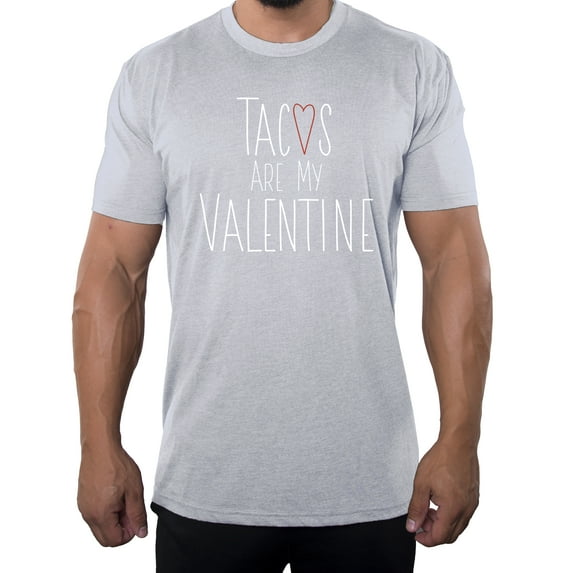 I Hate Valentine's Day shirts, Men Crew Neck T-Shirts Stupid Cupid Graphic Tee - Tacos