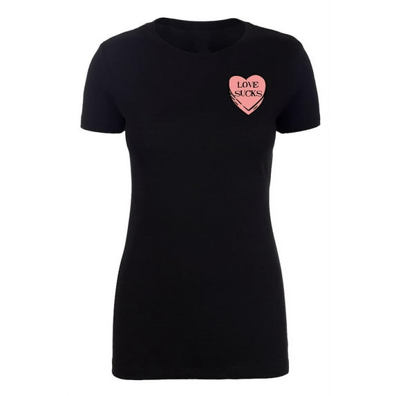 I Hate Valentine's Day shirts, Woman Crew Neck T-Shirts, Candy Heart T-shirts - Love Sucks
