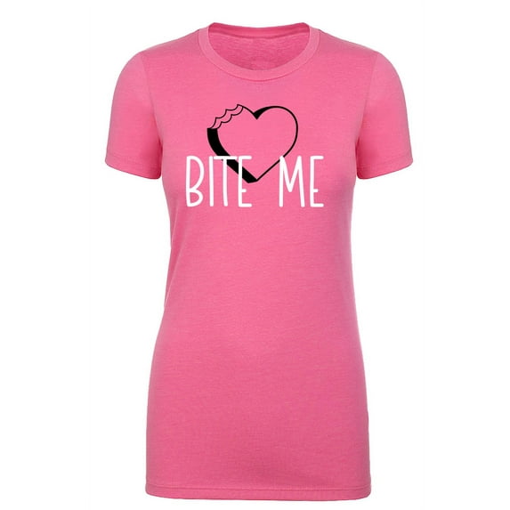 I Hate Valentine's Day shirts, Woman Crew Neck T-Shirts Stupid Cupid Graphic Tee - Bite Me