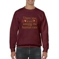 thumbnail image 1 of I Hate You Least Among Humans Sweatshirt Men -Smartprints Designs, Male Small, 1 of 4