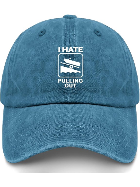 I Hate to Pull Out Hat Women Trendy Mesh Baseball Cap for Summer