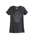 thumbnail image 1 of I Have A Crystal For That Women's Fashion Relaxed T-Shirt Tee Charcoal Grey X-Large, 1 of 3