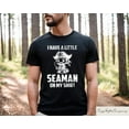 thumbnail image 1 of I Have A Little Seaman On My Shirt BLACK Unisex S-5XL Hot Trending Shirt, Vintage Birthday Gift, 1 of 4