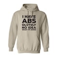 thumbnail image 1 of I Have ABS-olutely No Idea Adult Hooded Sweatshirt, 1 of 3