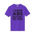 thumbnail image 1 of I Have ABS-olutely No Idea Short Sleeve Neon T-Shirt, 1 of 1