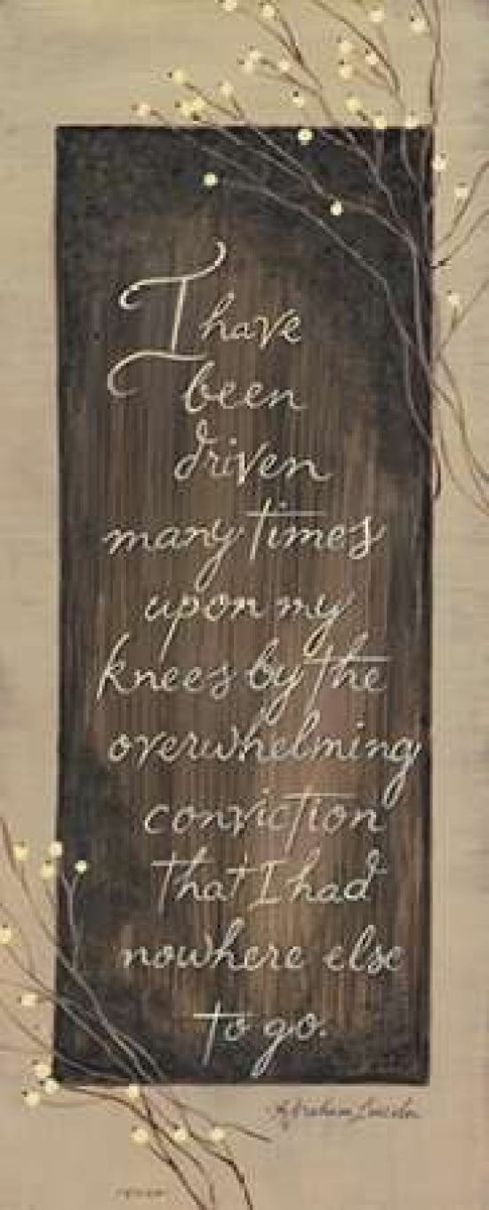I Have Been Driven Canvas Art - Karen Tribbet (10 x 20)