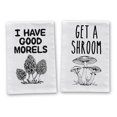 thumbnail image 1 of I Have Good Morels & Get a Shroom Funny Mushroom Kitchen Towels - 2 Pack, 1 of 7