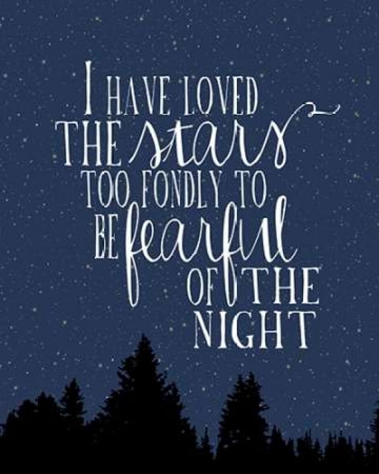 I Have Love the Stars Too Fondly Canvas Art - Amy Cummings (24 x 30)