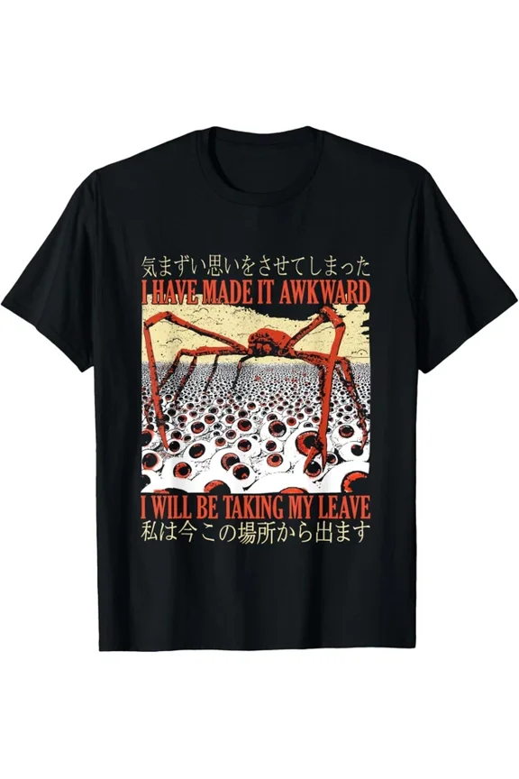 I Have Made It Awkward I Will Be Taking My Leave, Crab Meme T-Shirt