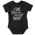thumbnail image 1 of I Have More Hair Than Daddy Joke Romper Boys or Girls Infant Baby Brisco Brands 24M, 1 of 1